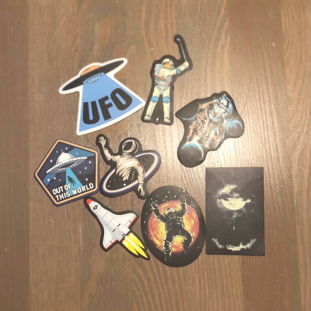 Space stickers lot